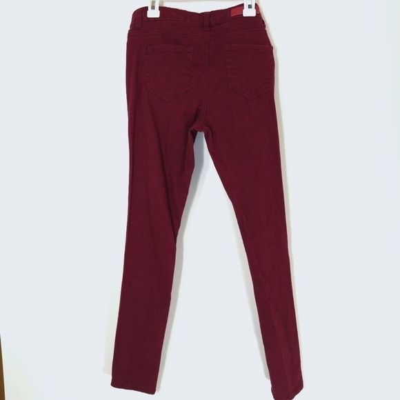 Blue Age Red Distressed Jeans Juinors Size 9 - Picture 7 of 8